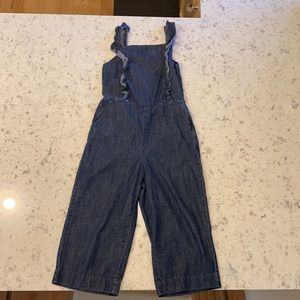 kids cute jean jump suit